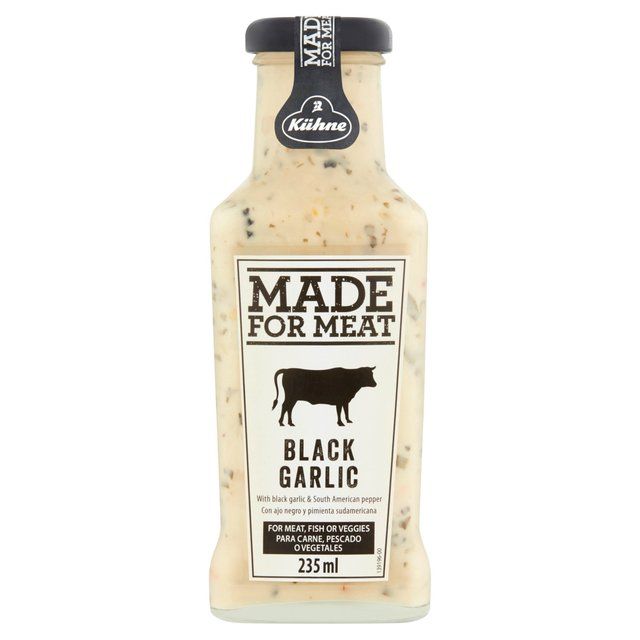 Kuhne Made for Meat Black Garlic Sauce   235ml