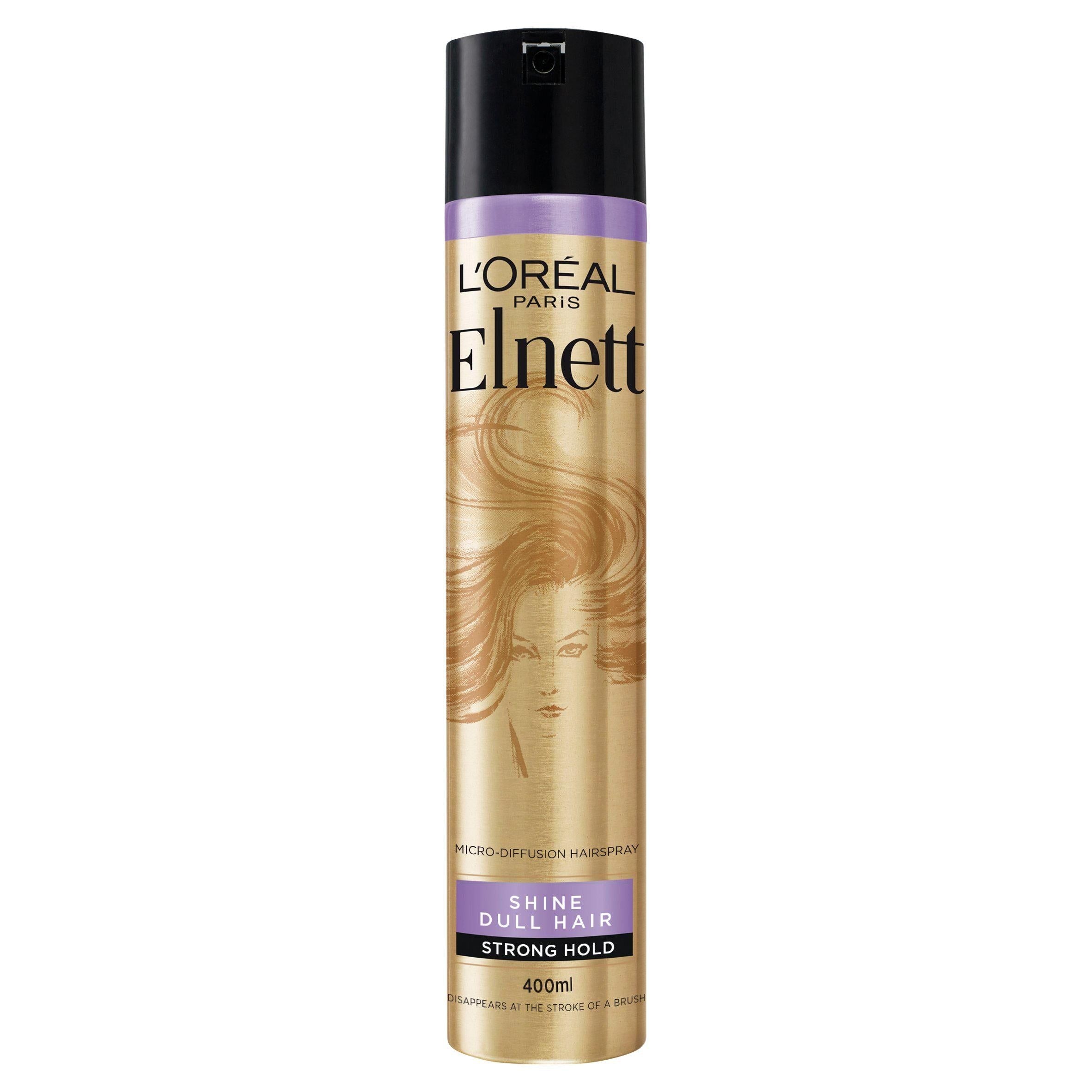 L'Oreal Elnett Infinite Shine hajlakk 400ml Paris Collection