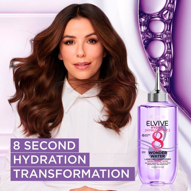 L'Oreal Elvive Hydra Hyaluronic 8 Second Wonder Water with Hyaluronic Acid   200ml