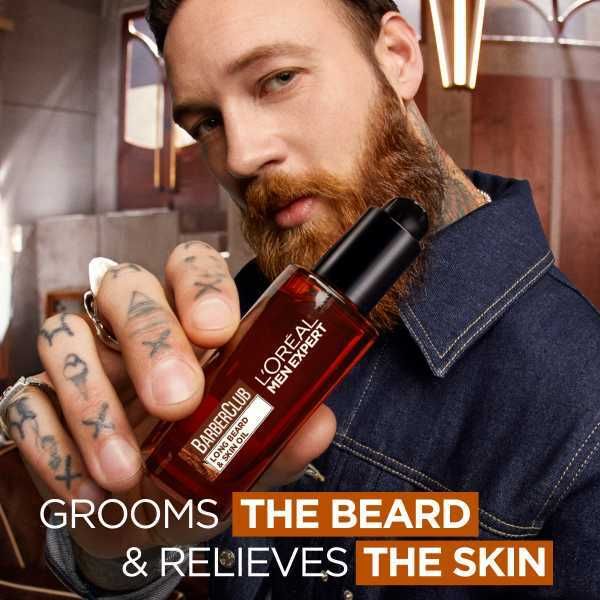 L&amp;rsquo;Oreal Men Expert Barber Club Long Beard Face Oil 30ml