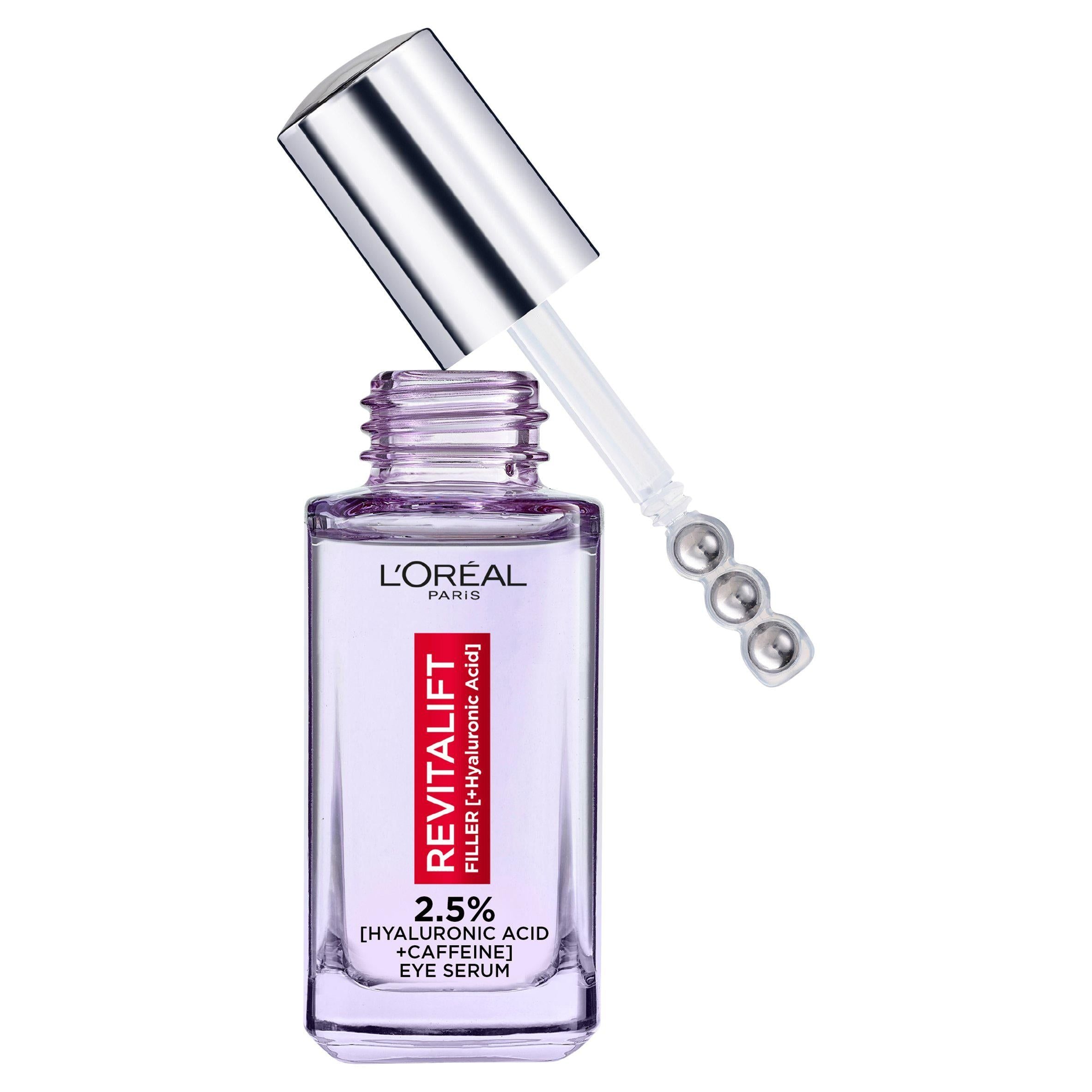 L'Oreal Paris 2.5% hialuronsav és koffein szemszérum 20 ml