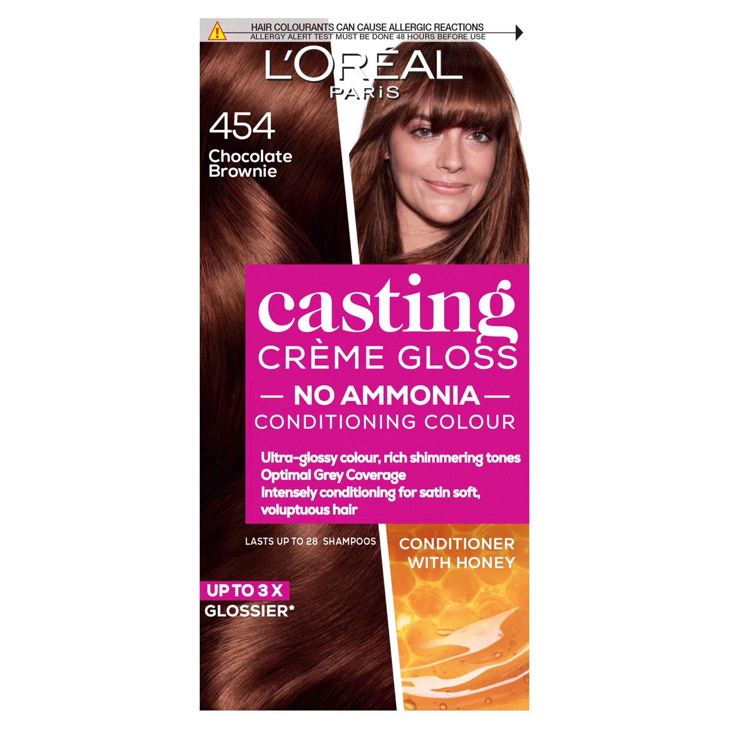L'Oreal Paris Casting Creme Gloss Semi Permanens Hajfesték Csokoládé Brownie Brown 454