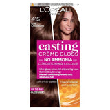 L'Oreal Paris Casting Creme Gloss félig tartós hajfesték jeges barna 415