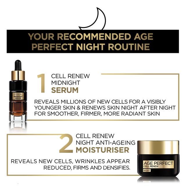 L' Oreal Paris Cell Renew éjszakai krém a ráncok feszességéért és vitalitásáért 50ml