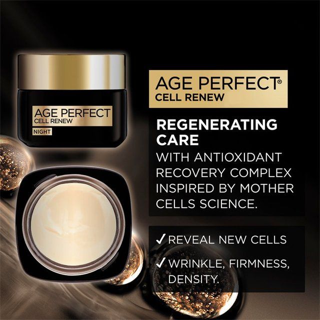 L' Oreal Paris Cell Renew éjszakai krém a ráncok feszességéért és vitalitásáért 50ml