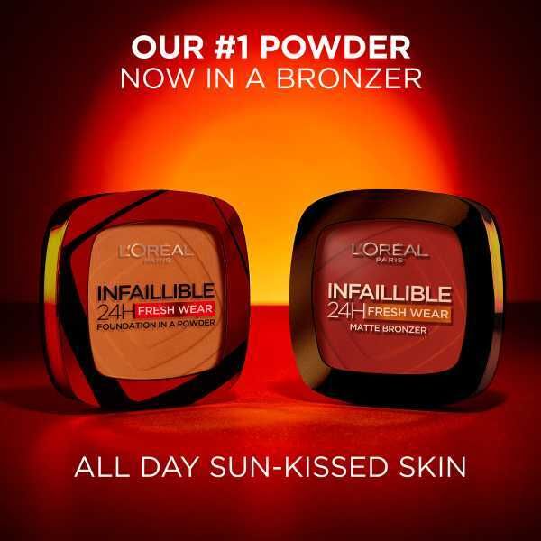 L'oreal Paris Infallible Longwear Matte Bronzer 250 Light