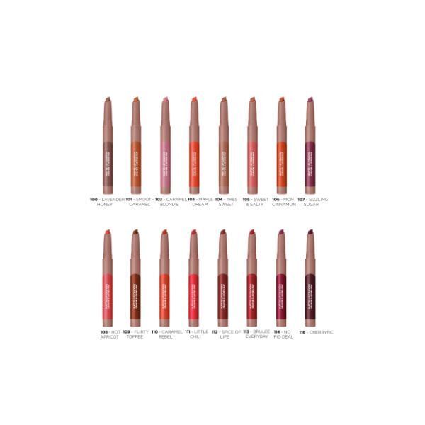L'Oreal Paris Infallible Matte Lip Crayon 111 Little Chilli