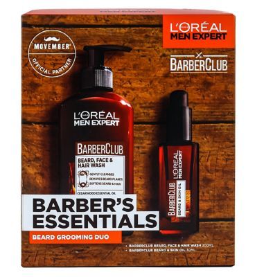 L'Oreal Paris Men Expert Barber's Essentials Beard Grooming Duo-sett for ham