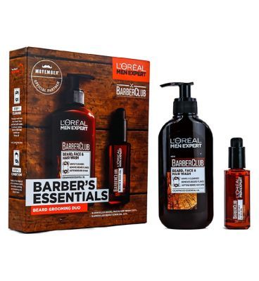 L'Oreal Paris Men Expert Barber's Essentials Beard Grooming Duo-sett for ham