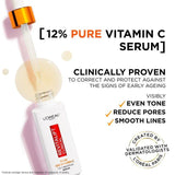 L'Oreal Paris Revitalift Clinical 12% Pure Vitamin C Brightening Serum   30ml