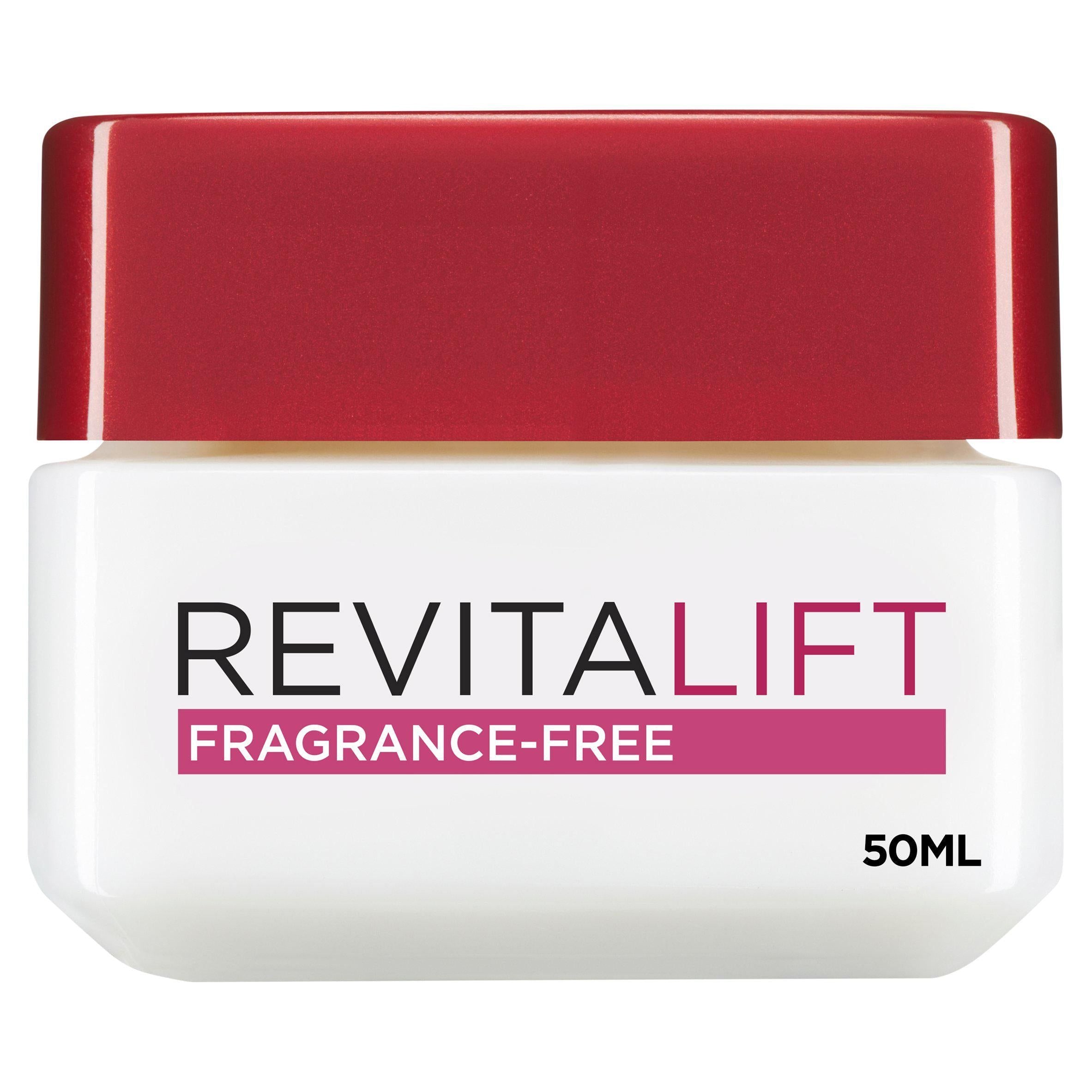 L'Oreal Paris Revitalift Fragrance Free Lifting Day Cream med naturlige probiotiske ekstrakter SPF30 50ml