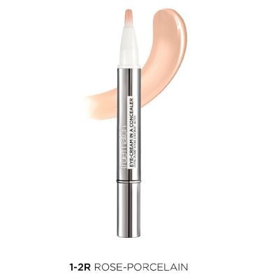 L'Oreal Paris True Match Eye Cream in a Concealer, Hyaluronic Acid, natural finish, buildable coverage 1-2C