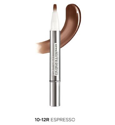 L'Oreal Paris True Match Eye Cream in a Concealer, Hyaluronic Acid, natural finish, buildable coverage 10-12C