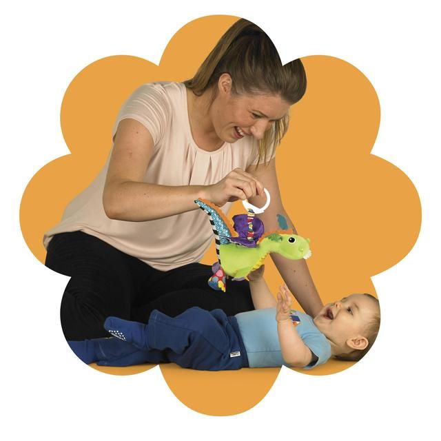 Lamaze Flip Flap Dragon Buggy Toy 0mths+