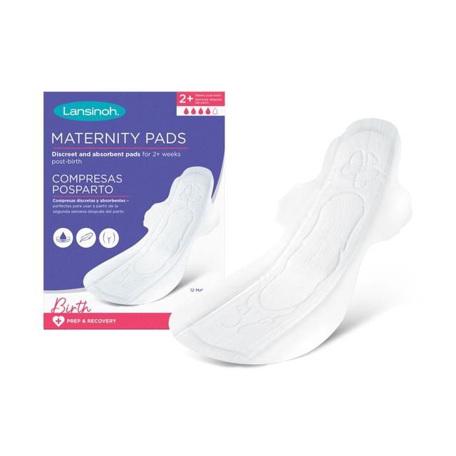 Lansinoh Discreet & Absorbent Maternity Pads   12 per pack