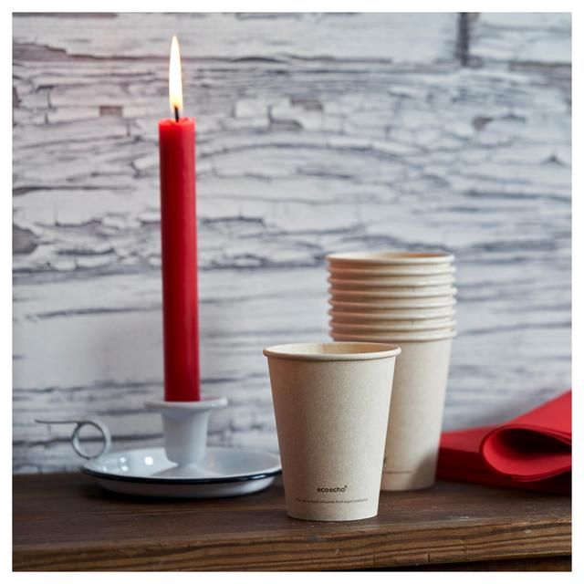 Large Brown Bio Bagasse Cups   10 per pack