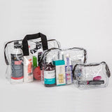 LaRoc 3 Piece - Clear Toiletry Bags