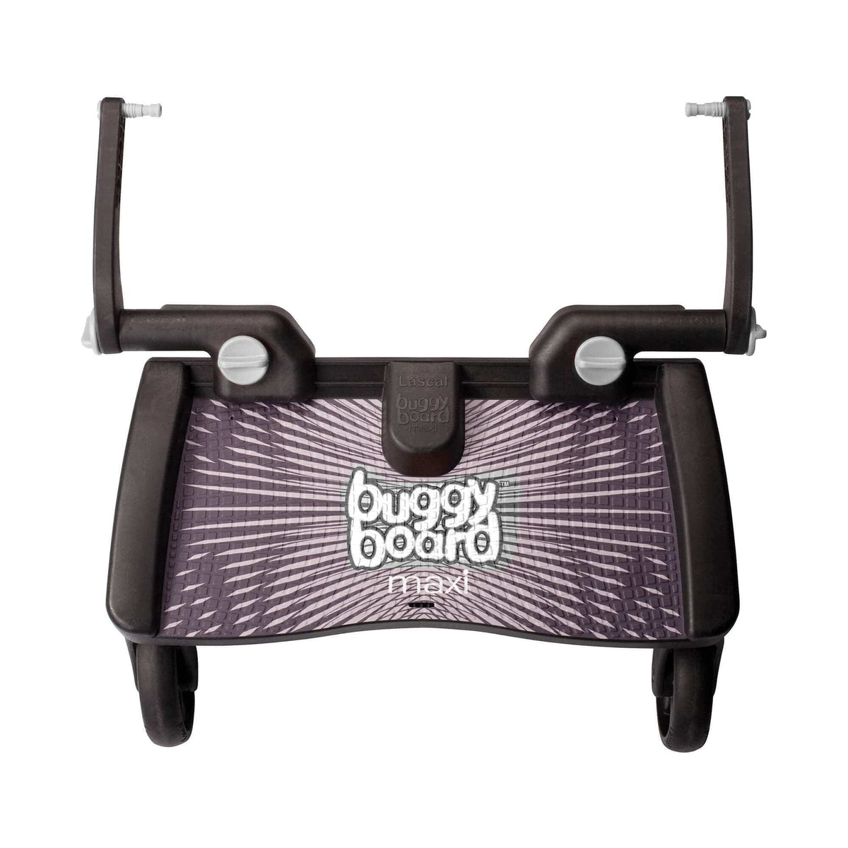 Lascal BuggyBoard Maxi pushchair board in black with grey fittings, UK version