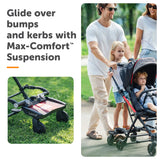 Lascal BuggyBoard Mini grey camo pushchair attachment (British brand)