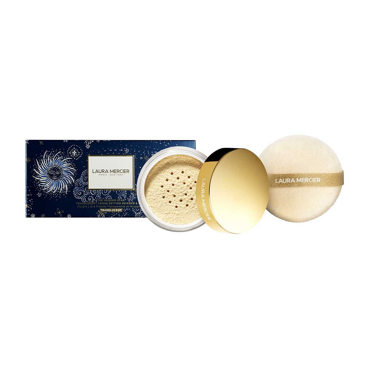 Laura Mercier The Guiding Star Translucent Loose Setting Powder &amp;amp; Puff