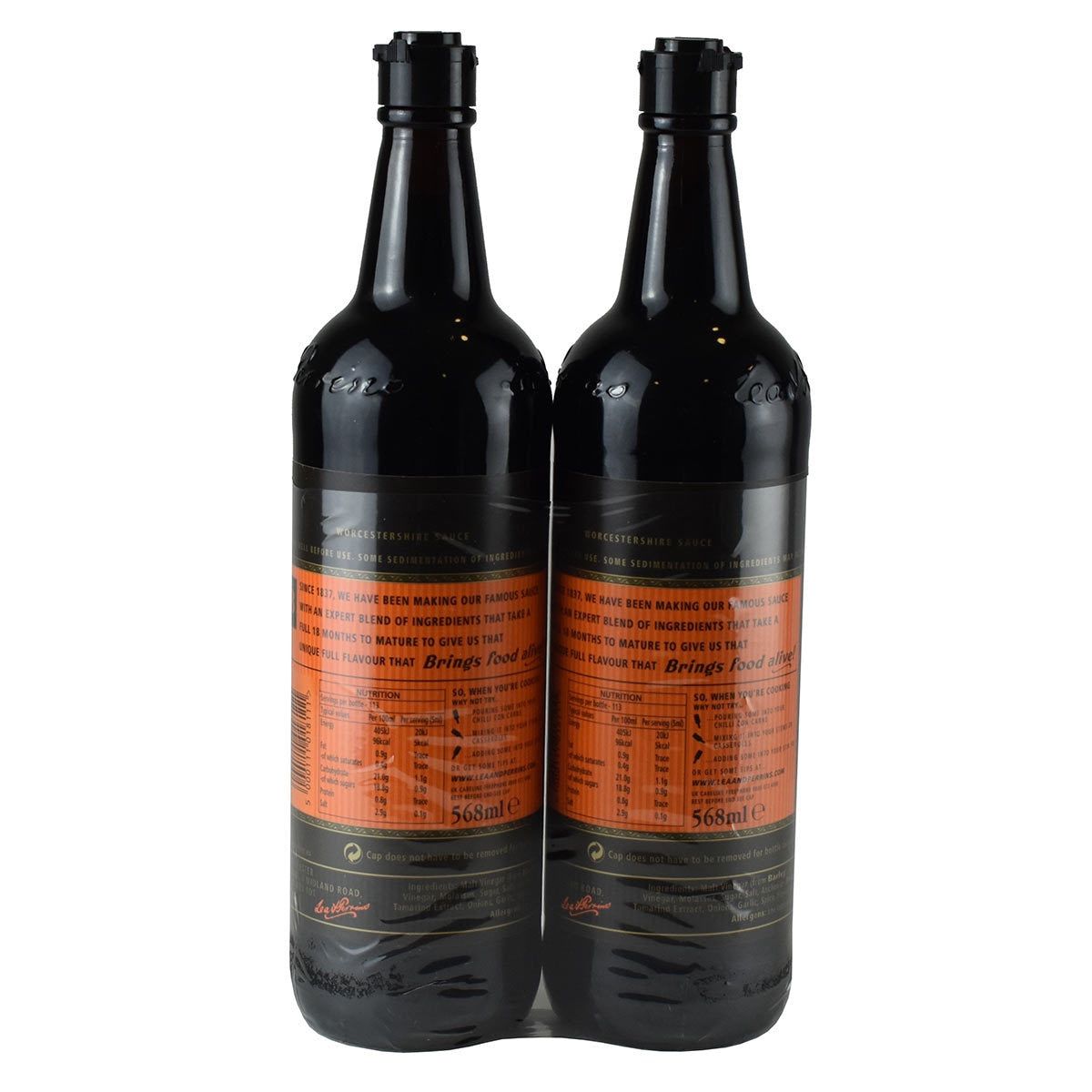 Lea &amp;amp; Perrins Worcestershire Sauce, 2 x 568ml