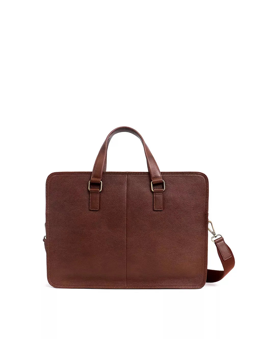 Lær Pebble Grain Messenger Bag