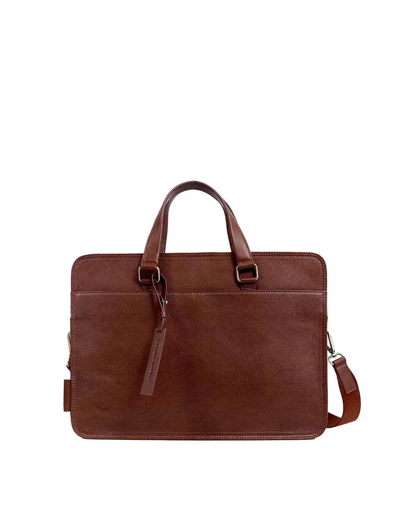 Lær Pebble Grain Messenger Bag