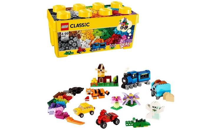 LEGO Classic közepes, kreatív tégladobozos játéktároló 10696