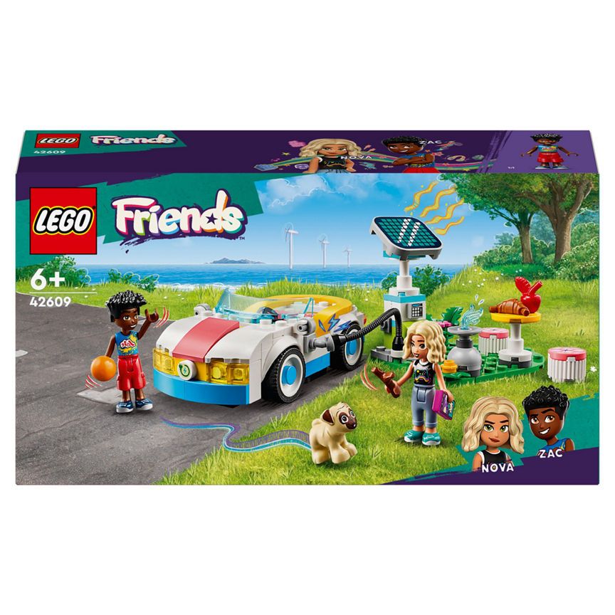 LEGO Friends elektrisk bil og lader leketøysett 42609