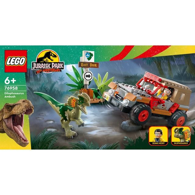 LEGO Jurassic World Dilophosaurus bakholdsangrep 76958 6+