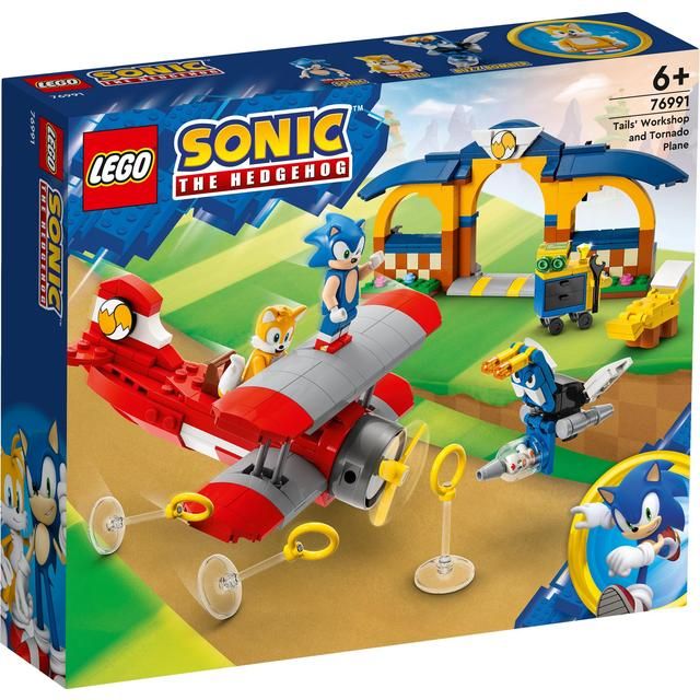 LEGO Sonic the Hedgehog 76991 Tails műhely és Tornado Plane 6+