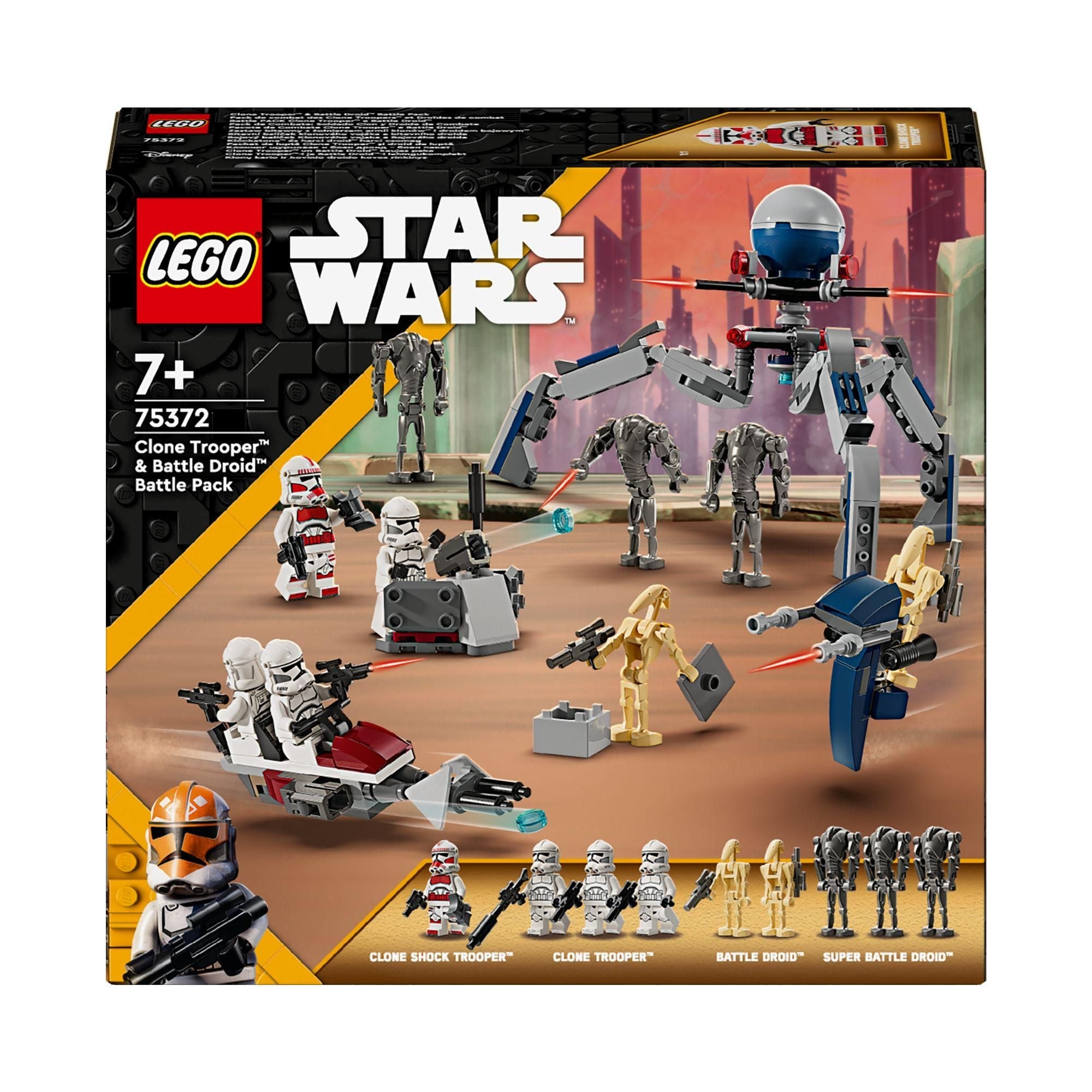 LEGO Star Wars Klónkatona és Harci Droid harci csomag 75372