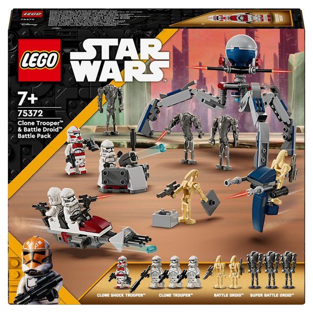LEGO Star Wars Clone Trooper &amp;amp; Battle Droid Battle Pack 75372
