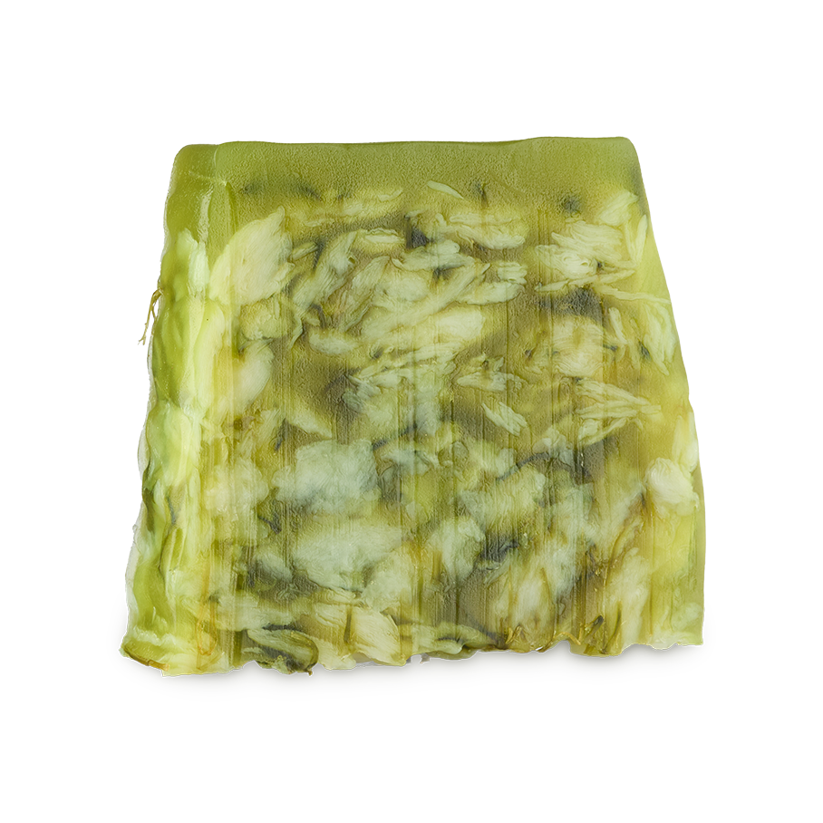 Lush lemongrass soap with wheatgrass (British brand)