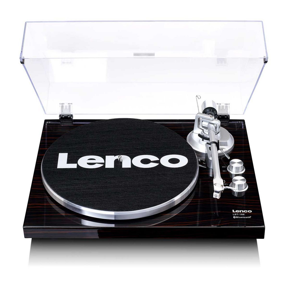Lenco LBT-188 lemezjátszó Bluetooth-szal - dió