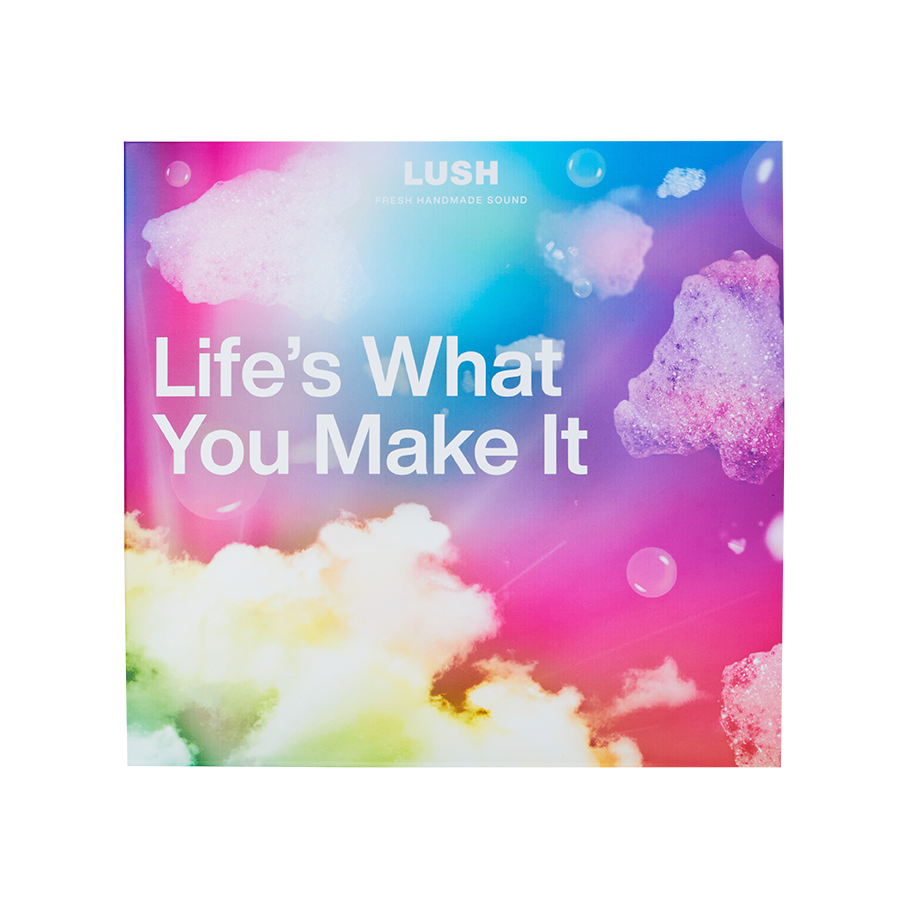 Lush triple vinyl compilation with download code, UK version
