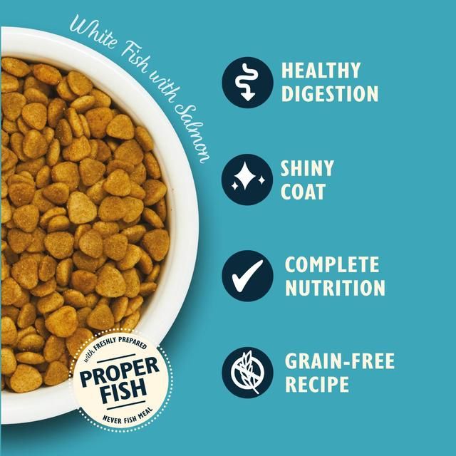 Lily's Kitchen Cat Fisherman's Feast White Fish with Salmon Dry Food   2kg