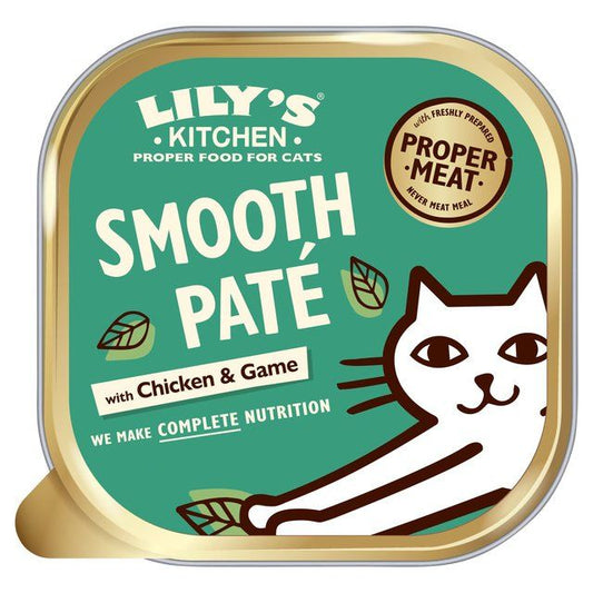 Lily's Kitchen Chicken & Game Pate for Cats   85g