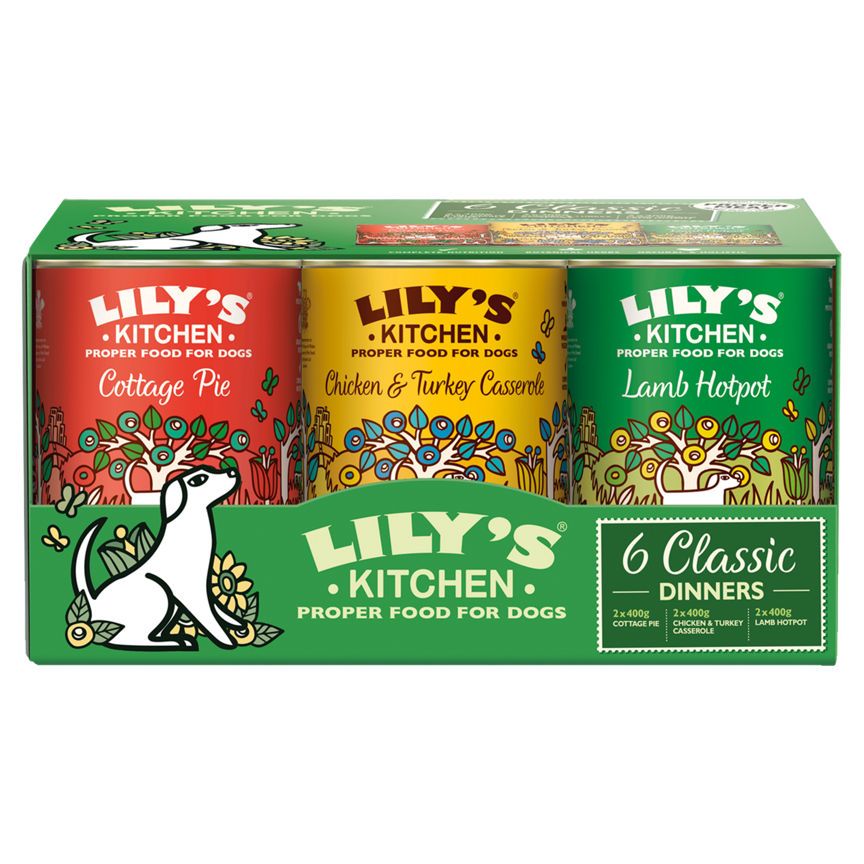 Lily's Kitchen Classic Dinners Multipack Våthundemat for voksne 6x