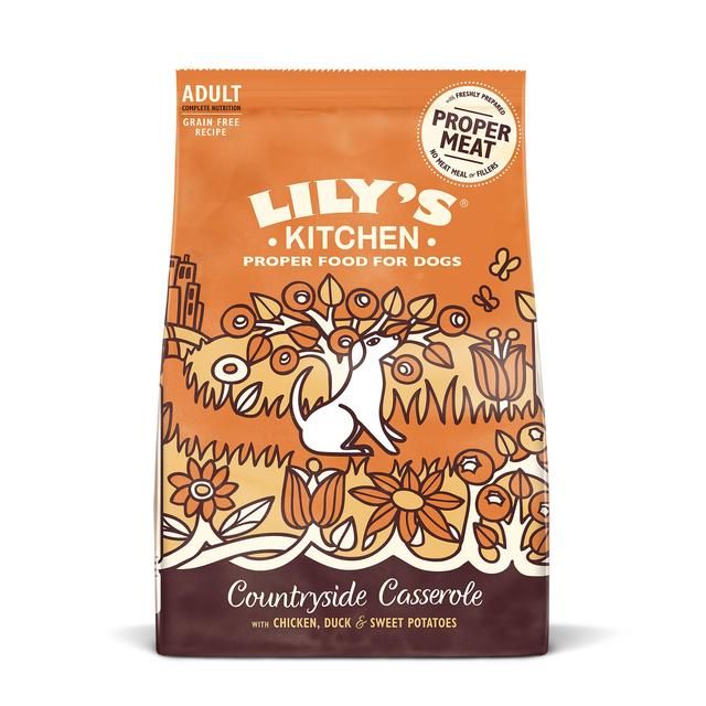 Lily's Kitchen Dog Chicken &amp;amp; Duck Countryside Casserole Adult Dry Food   1kg