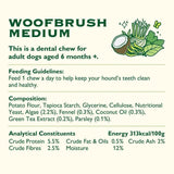 Lily's Kitchen Woofbrush Natural Daily Dental Chew Medium Dog Multipack   196g