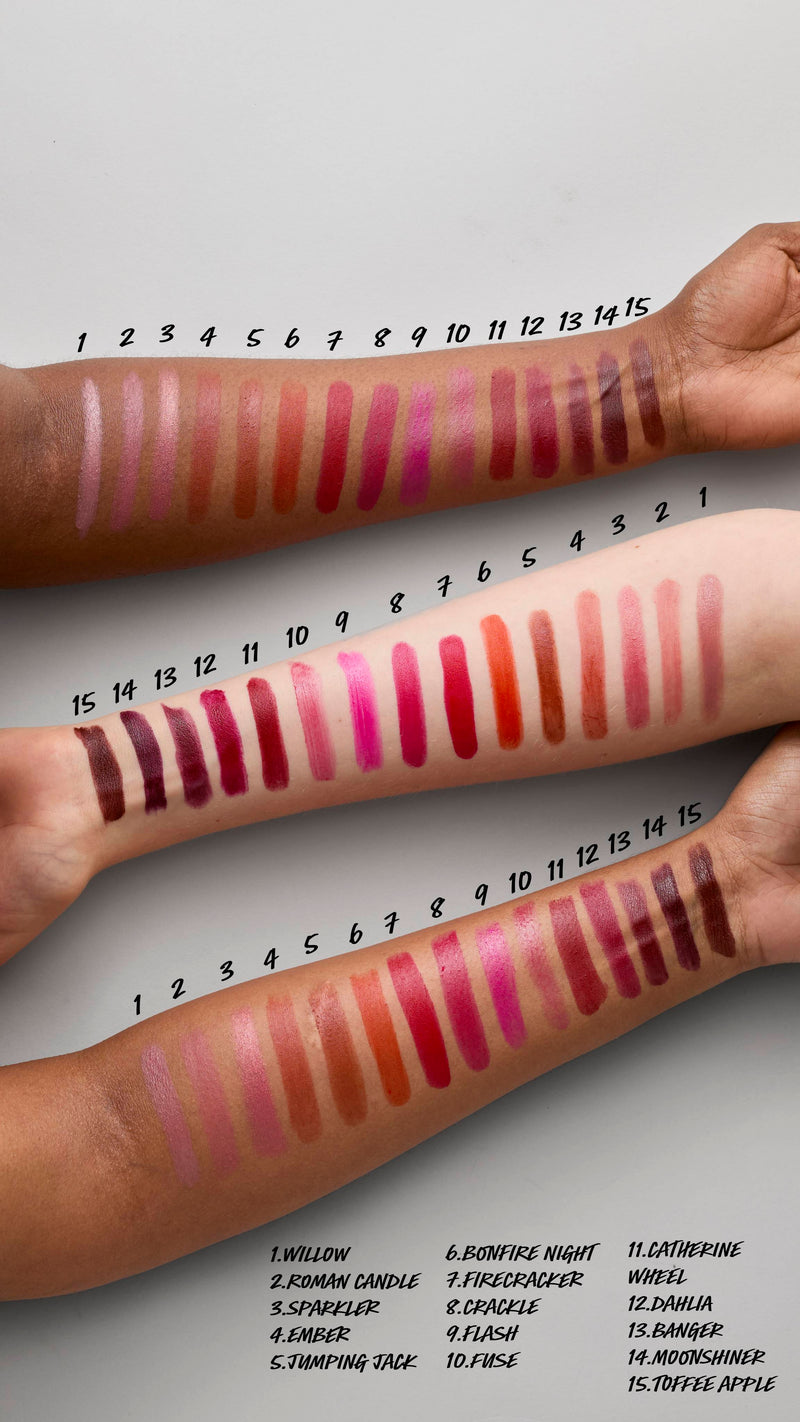 Lush Jumping Jack lipstick warm apricot shade (British brand)