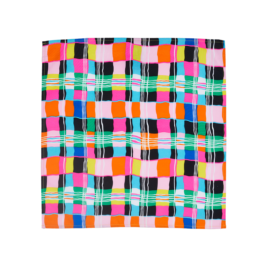 Lush Liquorice Allsorts knot wrap 46cm square (British brand)