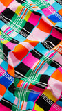 Lush Liquorice Allsorts knot wrap 46cm square (British brand)