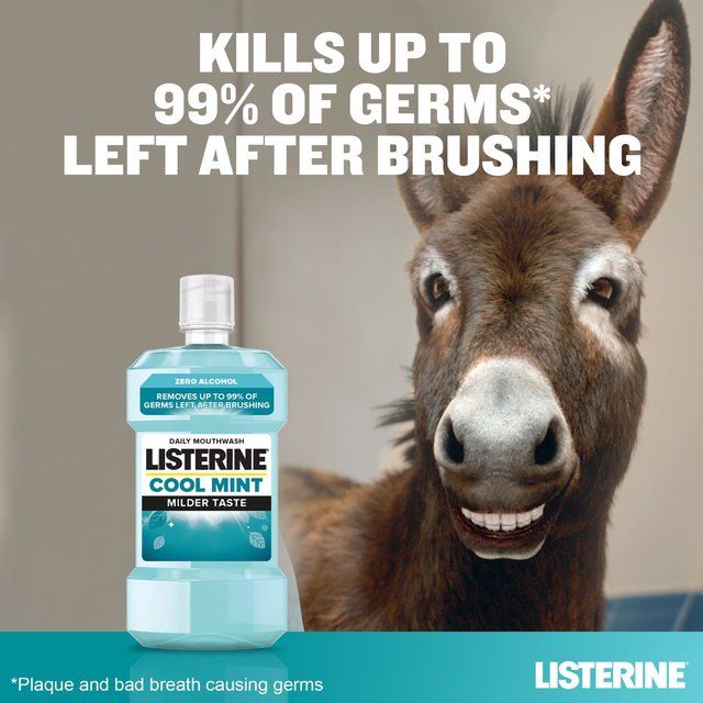 Listerine Cool Mint Milder Taste Mouthwash   500ml