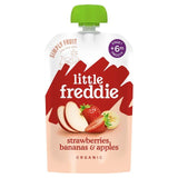 Little Freddie Organic Fragrant Strawberries Bananas &amp;amp; Apples   100g