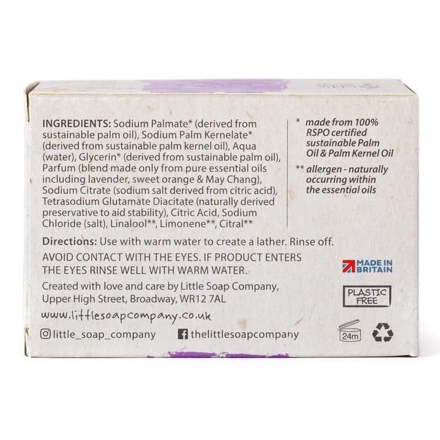 Little Soap Company Naturals Bar Soap Citrus &amp;amp; Lavender    100g