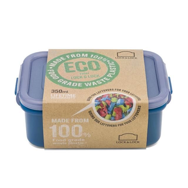 Lock &amp;amp; Lock Eco Rectangular Container 350ml