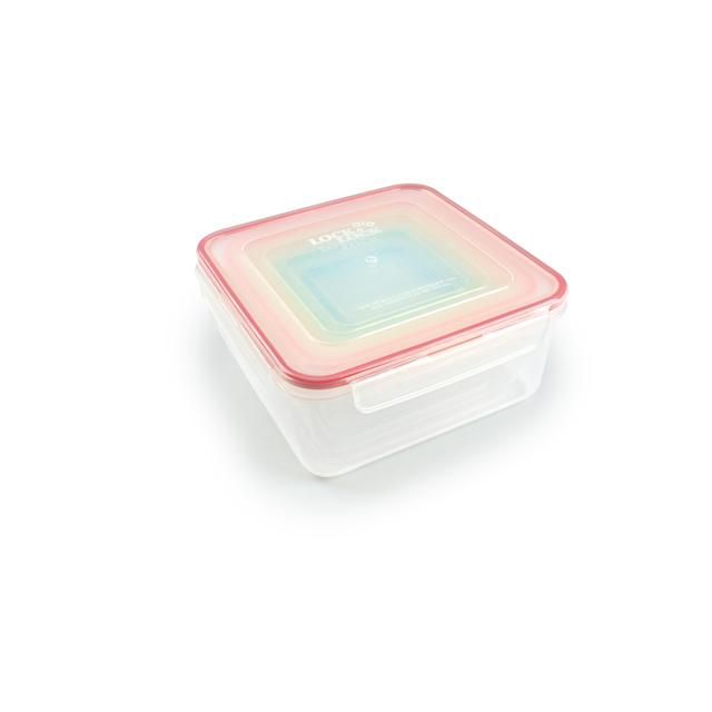 Lock &amp;amp; Lock Square Food Container Set   5 per pack