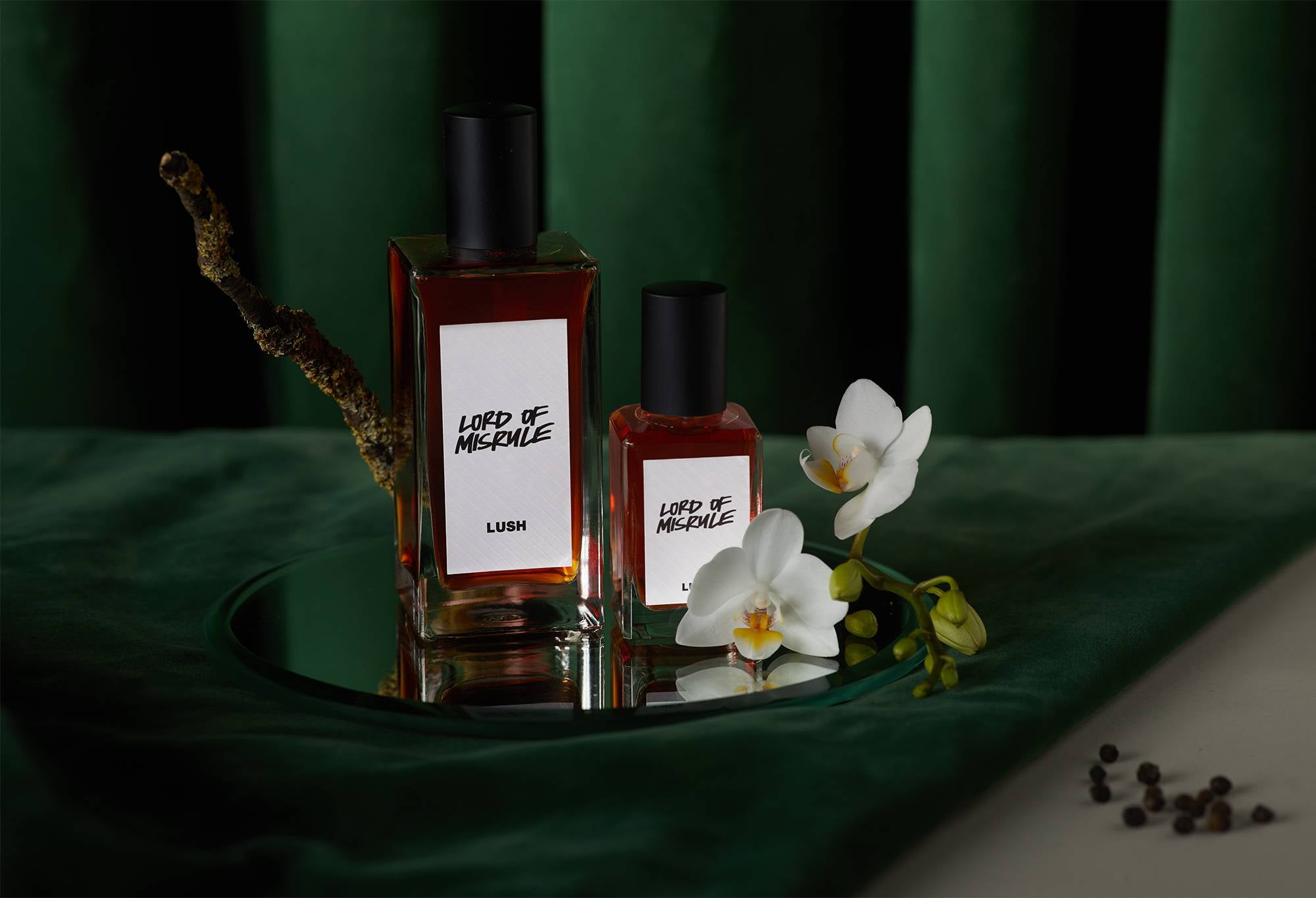 Perfume spray in Lord of Misrule scent, UK version